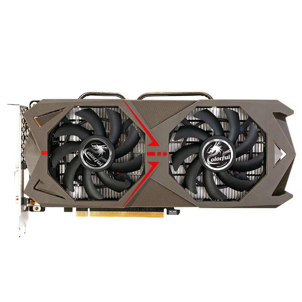 Красочная видеокарта NVIDIA GeForce GTX 1060 GPU 6 ГБ 192bit GTX1060 GDDR5 PCI-E X16 3,0 графическая карта для игрового компьютера