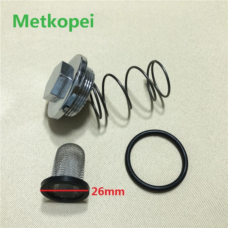 CG125 oil filter cup with spring (5)