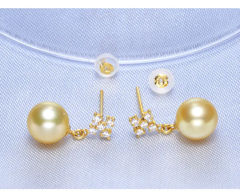 gold pearl earrings jewelry 33