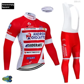 

Winter ANDRONI Cycling Jersey Long Sleeve Sets Breathable Pro Team Ropa Ciclismo Bike Wear Cycling Clothing Bicycle Sportswear