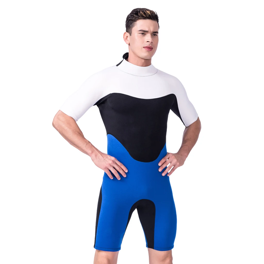 

Neoprene 3mm Scuba Wetsuit Mens Shorty Surfing Diving Swimming Jumpsuit S/M/L/XL for Diving Scuba Paddle Boarding