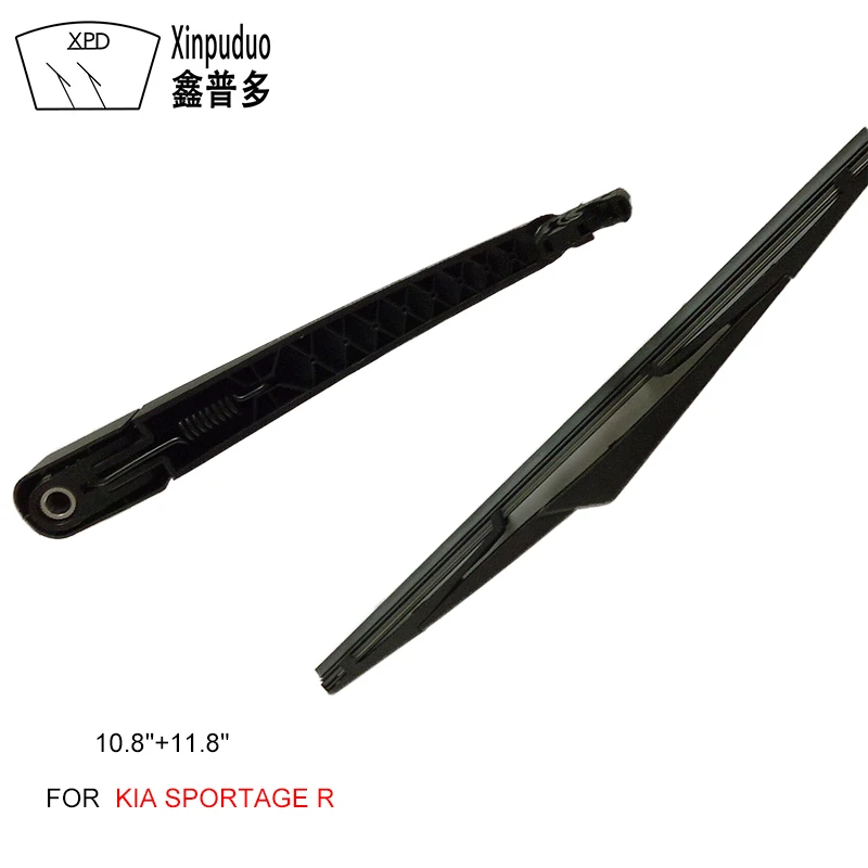 XPD 2pcs/set Car Rear Window Windshield Wiper Arm + Blade Replacement