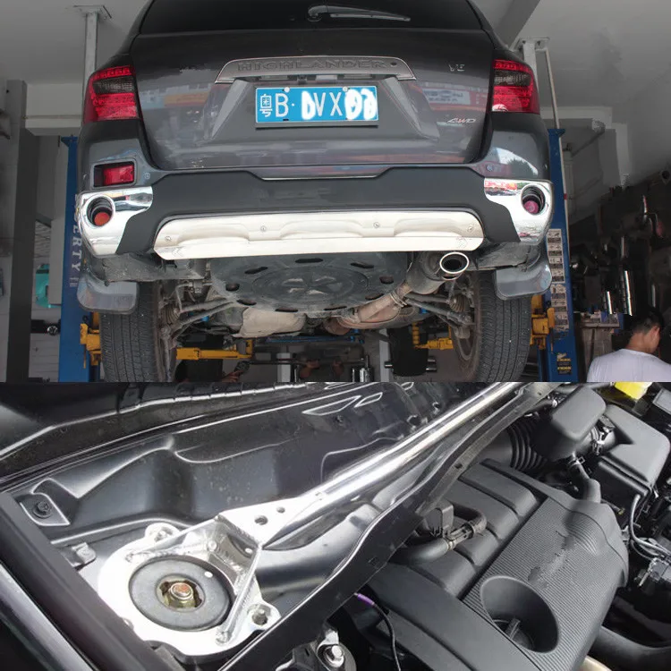Suspension Strut Bar For Toyota Highlander 06-14 Car Accessories Alloy Stabilizer Bar Car Styling Auxiliary Tank Tension Rod (4)