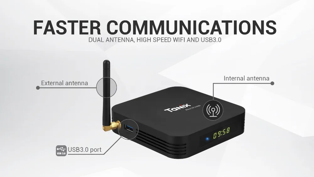 2 шт./лот Tanix TX6 ТВ коробка Android 7 1 4 Гб DDR3 32 H6 памяти на носителе EMMC 4G 5G Wi Fi H.265 usb