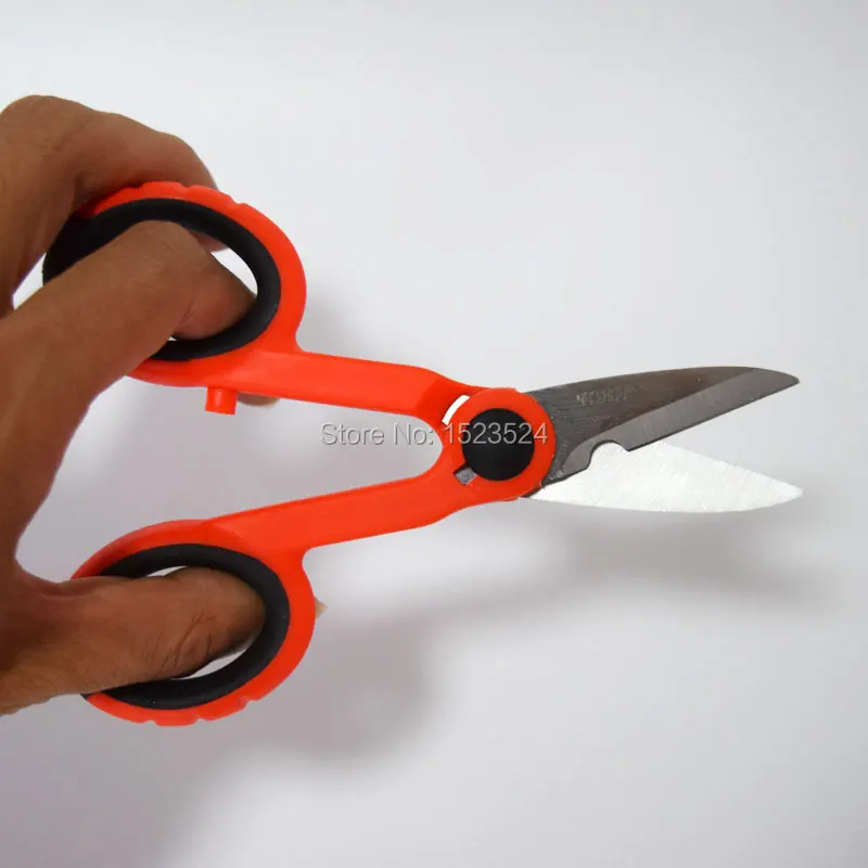 

High Quality Fiber Optic Kevlar Cutter Scissors Kevlar aramid fiber For sharp scissors, scissors jumper wire pigtail FTTH Tools