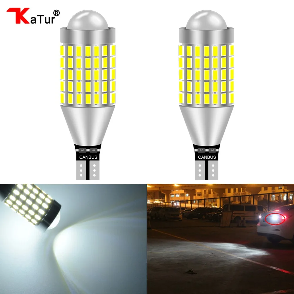 

2pcs Auto Led Reverse Lamp Bulbs T15 T16 W16W Led 3014 87-EX CANBUS No OBC Error W16W Car LED Back-up Light 12V 24V Xenon White