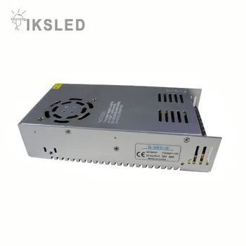 

12v 30A adapter 100-240V to 12V 30A Lighting Transformer Power Supply 360W Lighting Transformer Led Driver for 5050 3528 strip