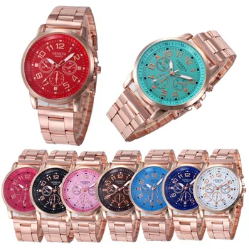 

Reloj Mujer Watch Women Luxury Rose Gold Stainless Steel Watches Fashion Women Wrist Watch Clock relogio feminino montre femme
