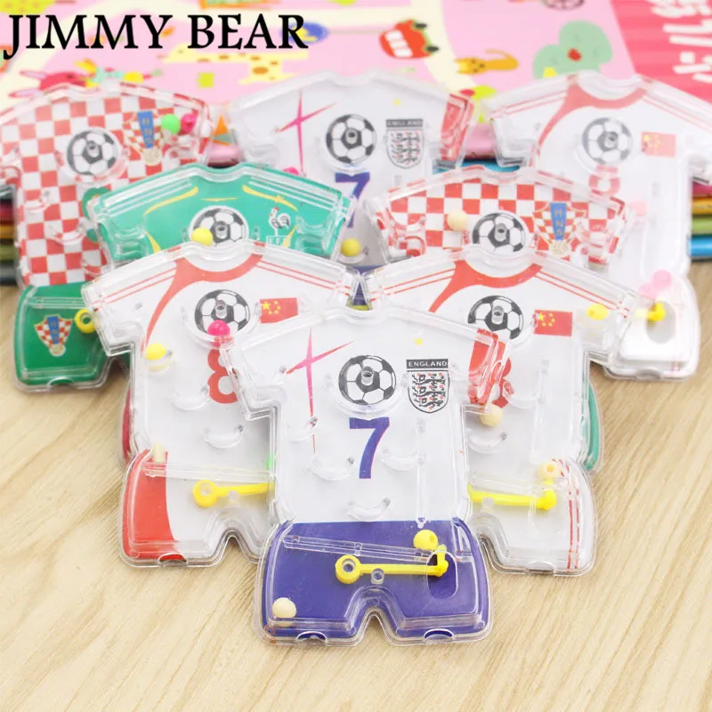

Subcluster 10 Pcs/Set Jersey maze Labyrinth Child Steel Ball Labyrinth Educational Toy Ball Track Maze Kids Toys