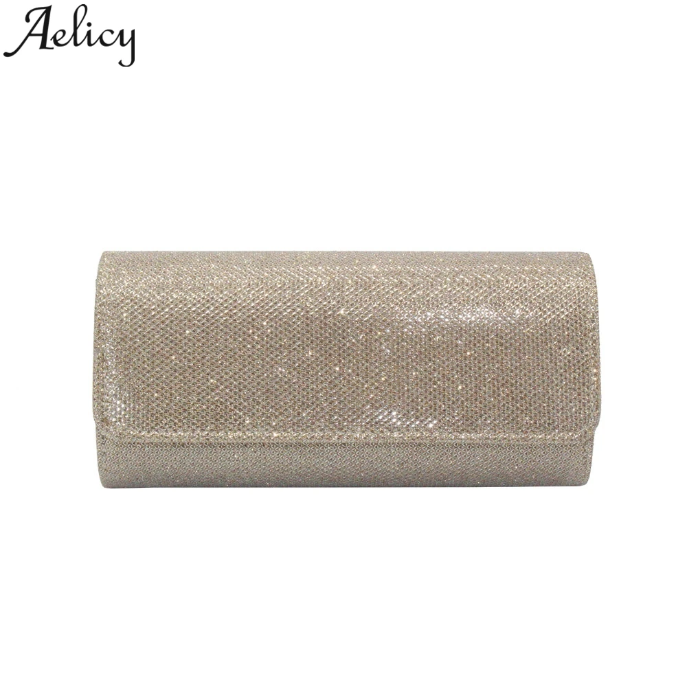 Aelicy 2019 Fashion Women Solid Flower Embroidery Cocktail Party Bag Ladies Tote Phone Bag Evening Clutch bags Chain Bag Strap
