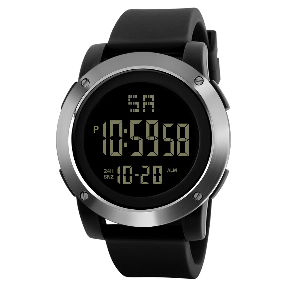 Bounabay спортивные часы для мужчин новая мода цифровые часы водонепроницаемые часы для женщин Reloj Hombre - Цвет: AS