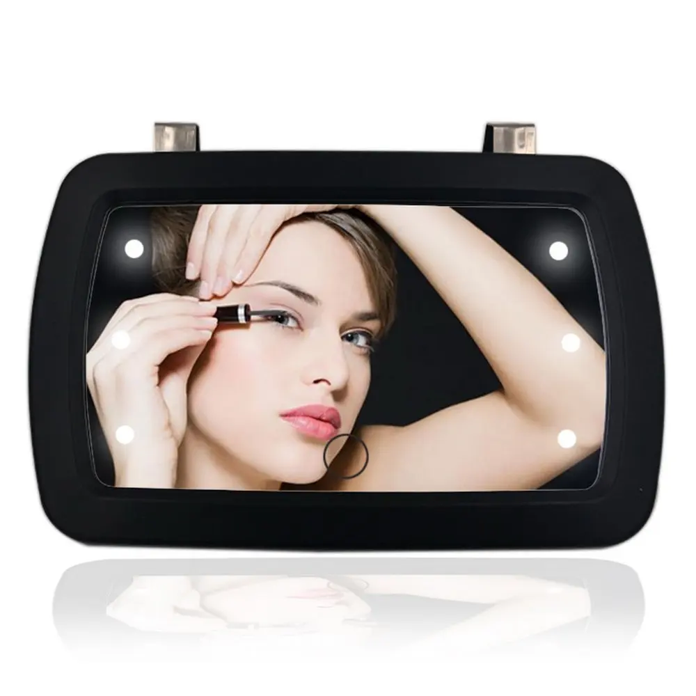 

Car Visor Mirror Universal Makeup Folding Vanity Mirror Cosmetic Clip-on Sun-shading Mirror for Car Truck SUV Rear View Mirror