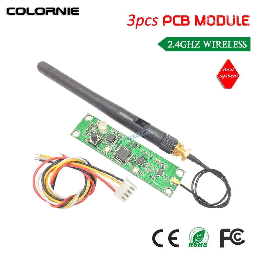 

DHL Free Shipping PCB 2.4G DMX 512 wireless receiver ,Wireless Module of DMX512 stage light