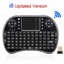 Original i8 Rechargeable Mini Wireless Keyboard 2.4Ghz Russian English Version Touchpad Handheld Air Mouse For Android TV Laptop