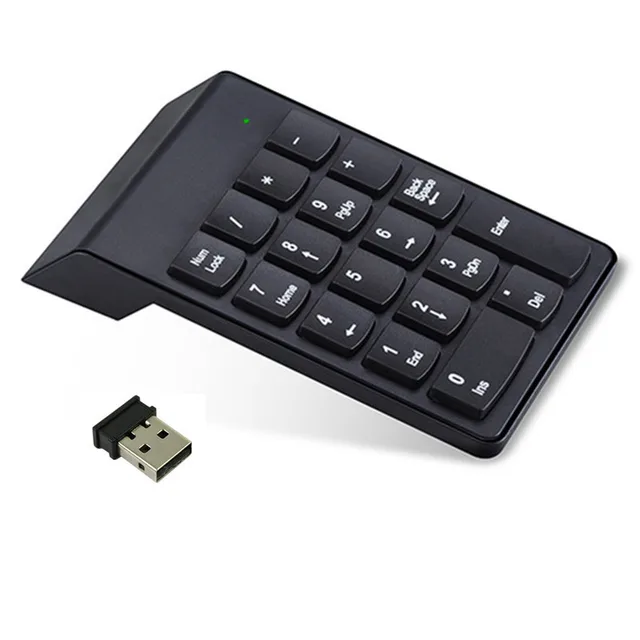 20 Pieces/Lot Portable  Wireless Number Keyboard Numeric Keypad  Bluetooth for Laptop/Computer 18 Keys Floating Keys