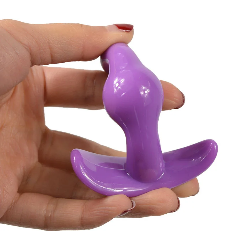 1Pc Mini Flexible Finger Anal Beads Anal Butt Plug G-spot Massager Dildo Plug Silicone Toys for Women1