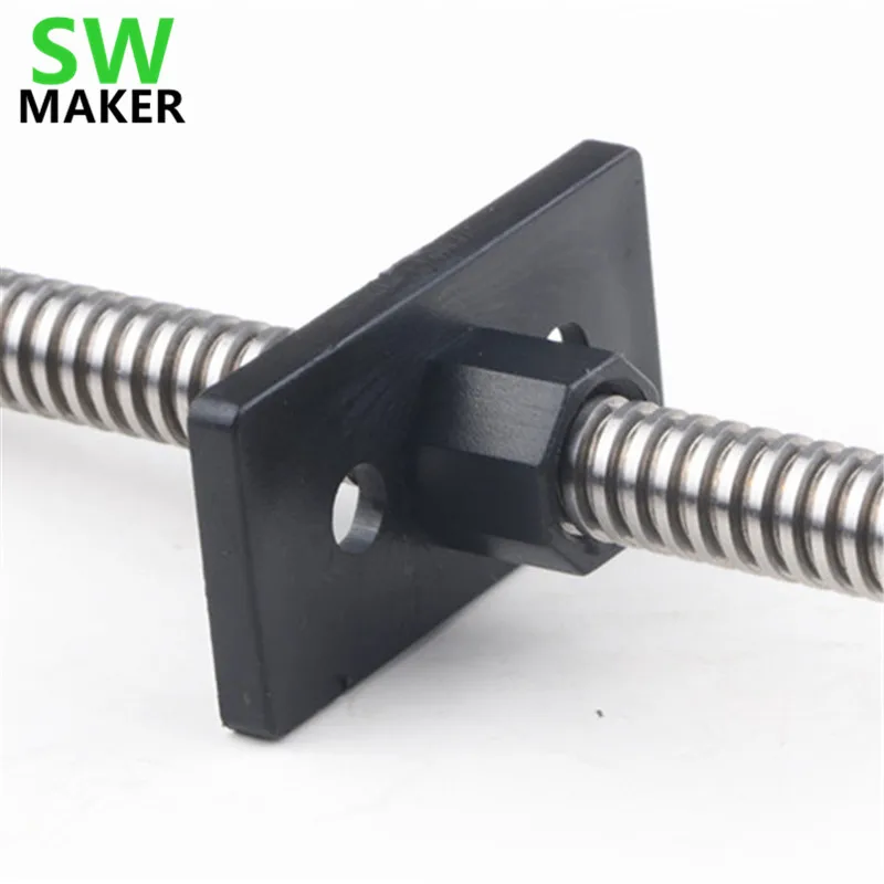 SWMAKER 2 шт. TR8x8/TR8x4/TR8x2 8 мм Acme гайка в виде пластины для 3D принтера CNC запасные части TR8
