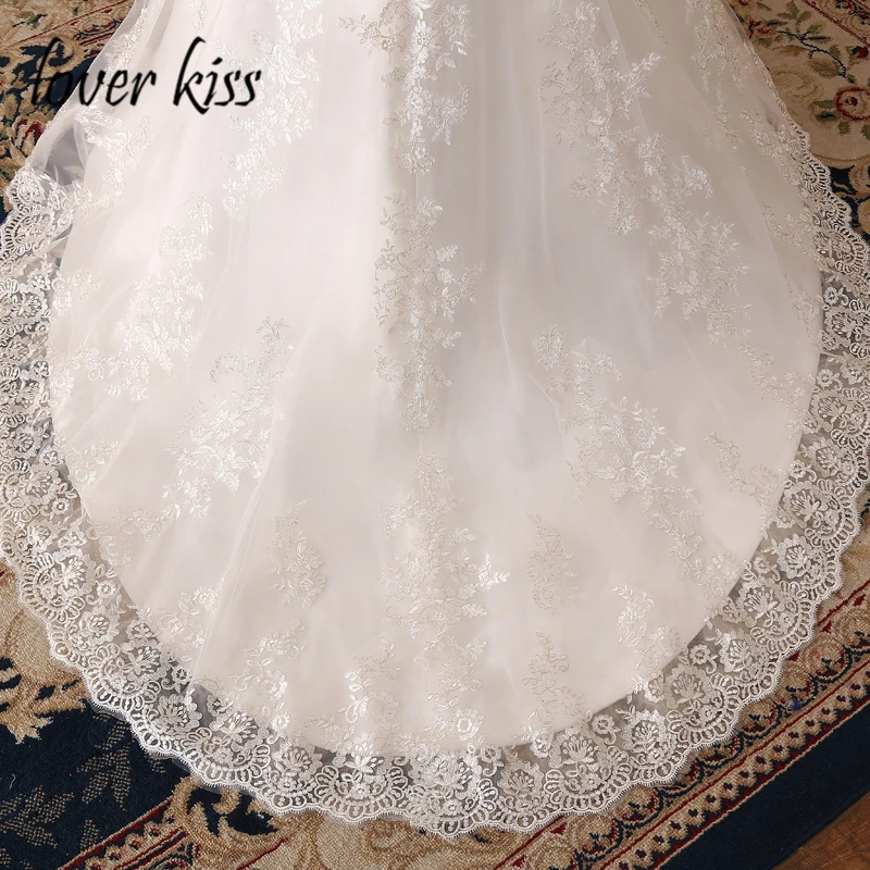 Lover Kiss vestidos de novia/кружевное свадебное платье русалки с длинными рукавами, украшенное драгоценными камнями, Осенние Свадебные платья для невесты, robe de mariee