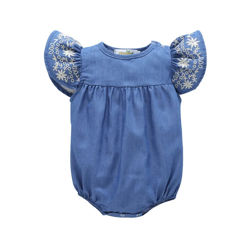 Cute Newborn Baby Girl Romper Summer Sleeveless Baby Romper Jumpsuit