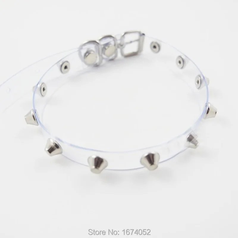 Ожерелье чокер ручной работы из ПВХ в стиле Харадзюку|collar necklace|clear chokerpunk harajuku |