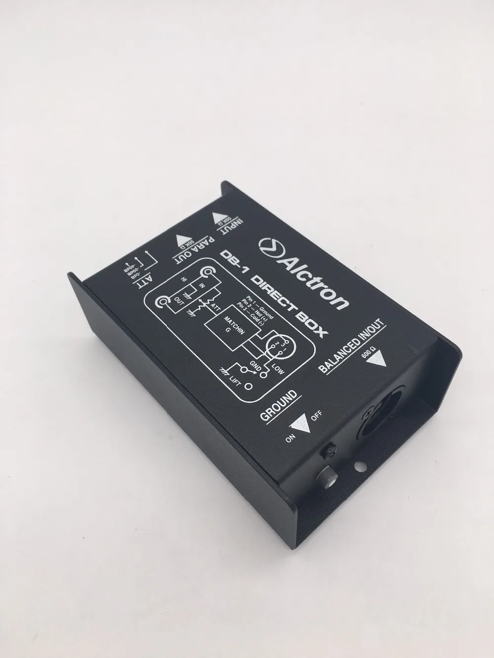 Alctron DB-1 DI Direct Box DI Box пассивная одноканальная прямая коробка преобразования HI-Z сигнала в LO-Z XLR для клавишников, басистов