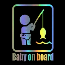 ^#Cheap Car Stickers 3D 11*15.2cm Baby ON BOARD Fishing WARNING SAFETY SIGN Stickers and Decals Car Styling Funny Sticker On Cars ^#Cheap Car Stickers 3D 11*15.2cm Baby ON BOARD Fishing WARNING SAFETY SIGN Stickers and Decals Car Styling Funny Sticker On Cars