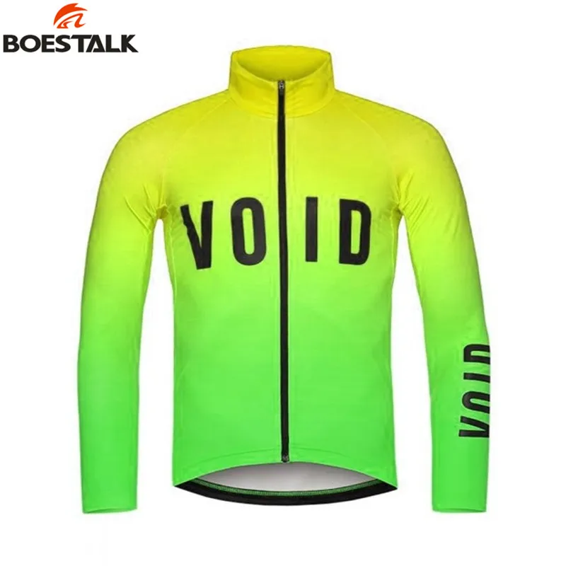 Высокое качество на заказ VOID ARMOUR LS зимняя куртка Велоспорт длинный рукав Джерси гонки альпинистская команда велосипед теплое снаряжение - Цвет: Autumn 8