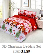 4/комплект из 2 предметов, красного, зеленого цвета, на Рождество, с Постельное белье Twin King queen постельное белье мультфильм Санта Клаус принт простыня наволочка на подушку-обложку