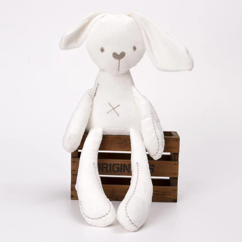 

New cute long feet white rabbit soft doll baby plush toy boy girl sleeping companion comfort toy stuffed animal