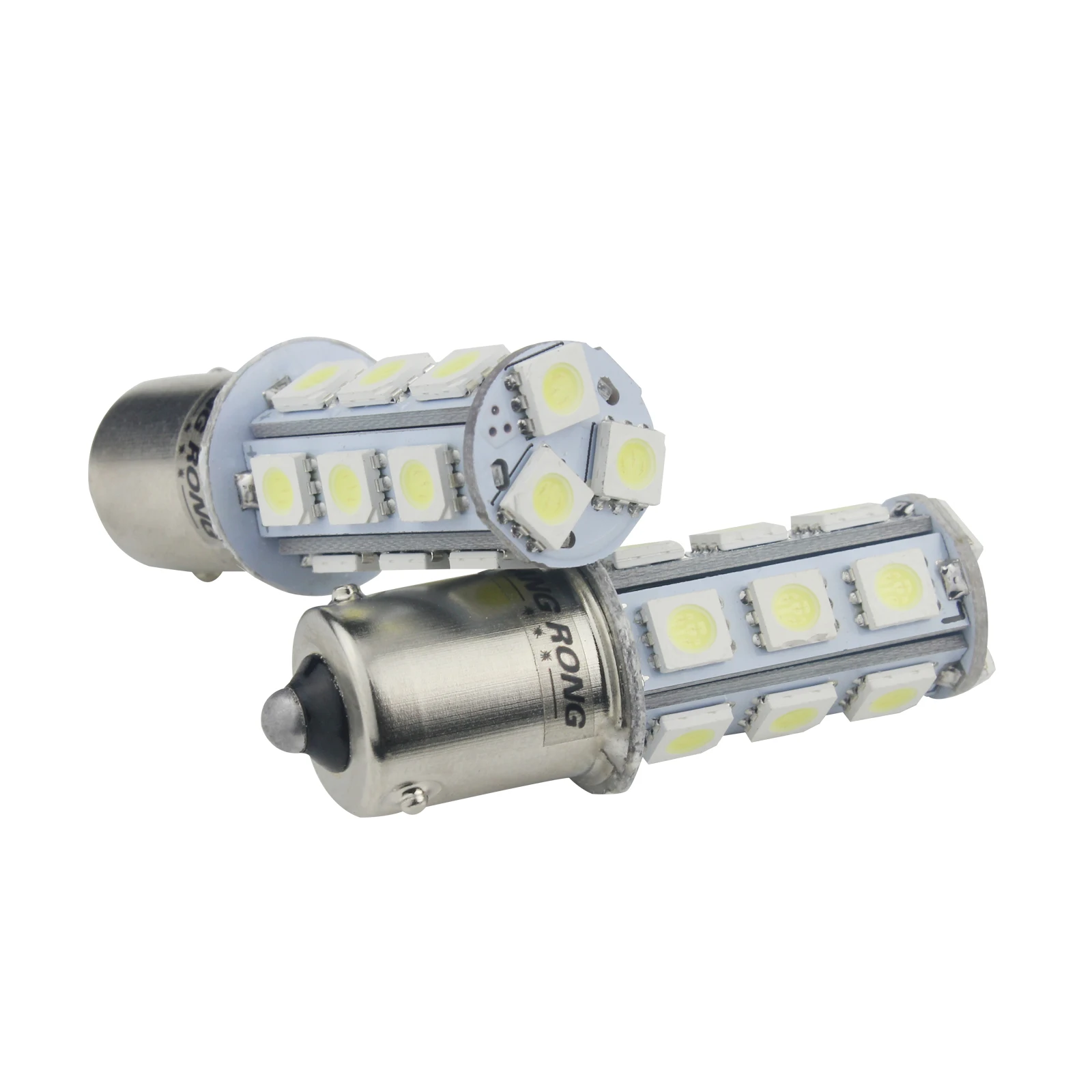 ANGRONG 2 белый 18 LED 581 BAU15S PY21W указатель поворота Задний индикатор передний свет 12V