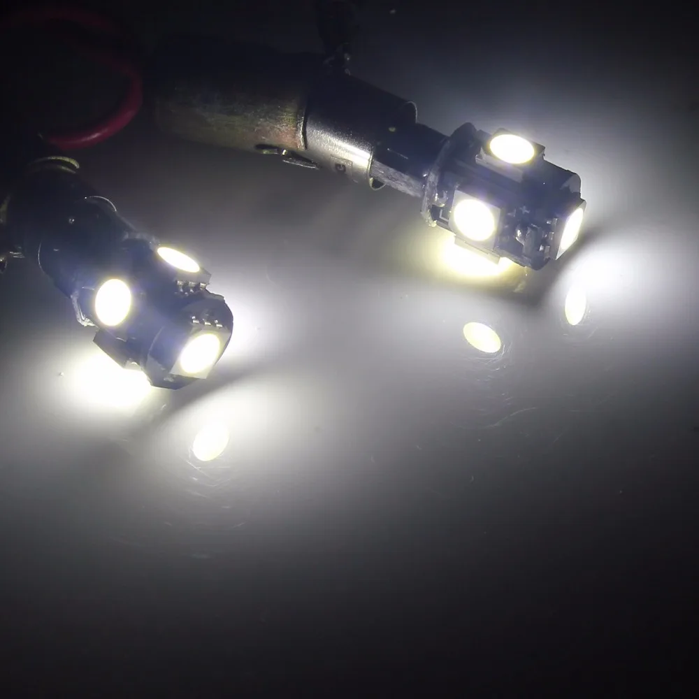ANGRONG 2X H6W 434 Bax9s Canbus без ошибок 5 SMD светодиодный парковочные боковые лампы ксенон