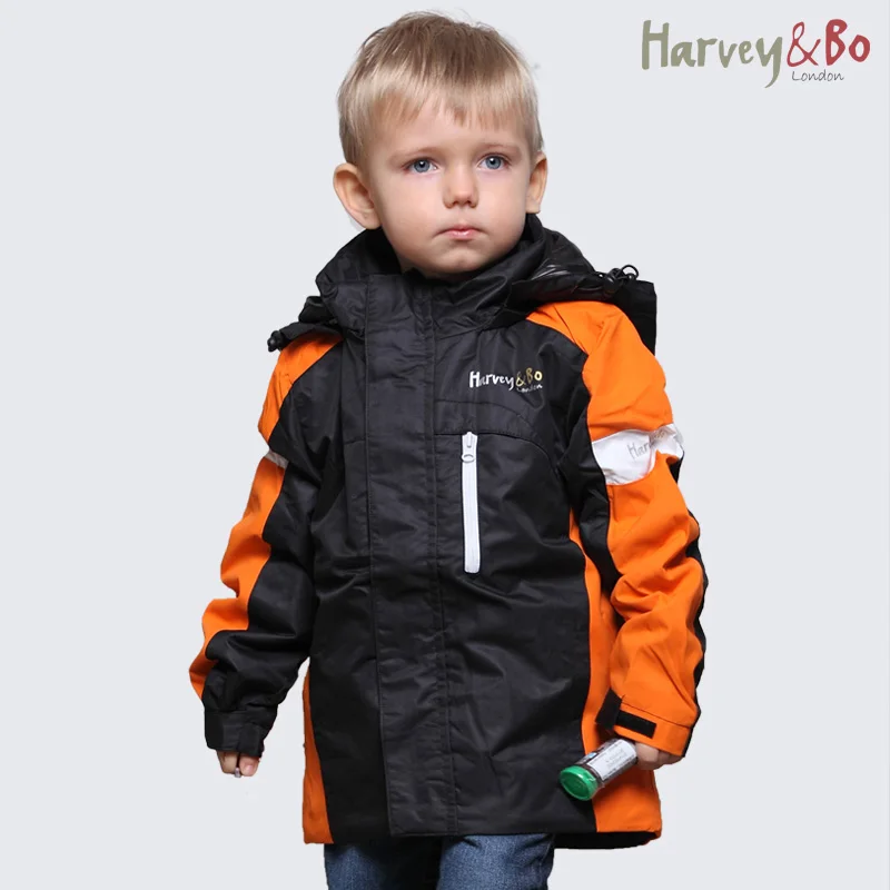 Детская куртка; Верхняя одежда для мальчиков; хлопковое пальто с подкладкой; водонепроницаемые ветрозащитные куртки с капюшоном для мальчиков; сезон осень-зима; Верхняя одежда для детей