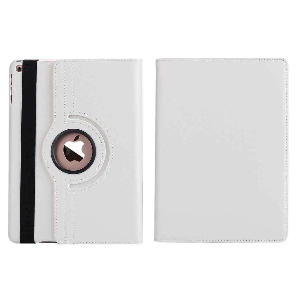 360 Вращающийся Защитный чехол для iPad 2/3/4 Чехол(9,7 дюйма старого образца) Folio кожаный Fundas со стилями ручка+ защитная пленка на экран - Цвет: White