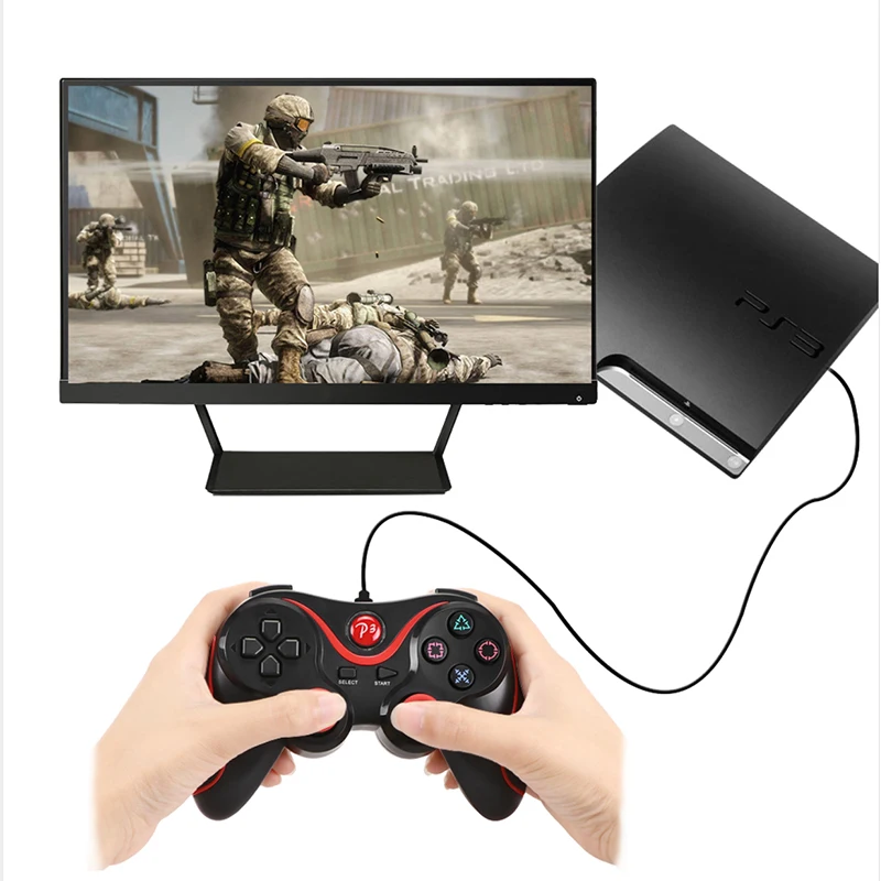 

10pcs/lot Wireless Bluetooth Gamepad Joystick Joypad Dual Vibration Game Controller For Playstation 3 PS3 Controller