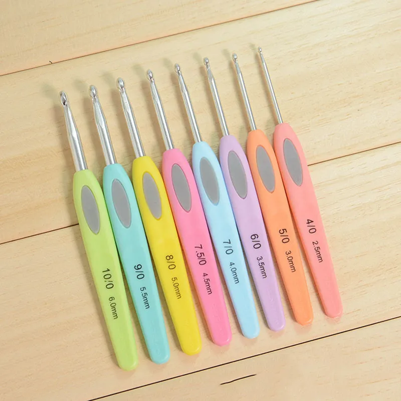 New-8pcs-set-Mixed-Metal-Hook-Crochet-Template-Kit-TPR-Aluminum-Knitting-Needles-For-Loom-Tool (4)