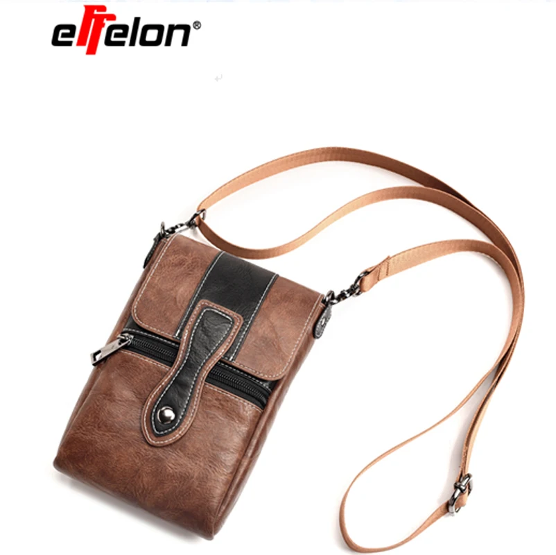 baratas 6.3 Universal PU Bolsa de Ombro Bolso de Telefone Celular Carteira de Couro Caso Bolsa de Alça de Pescoço Para Samsung iPhone huawei Sony HTC Nokia