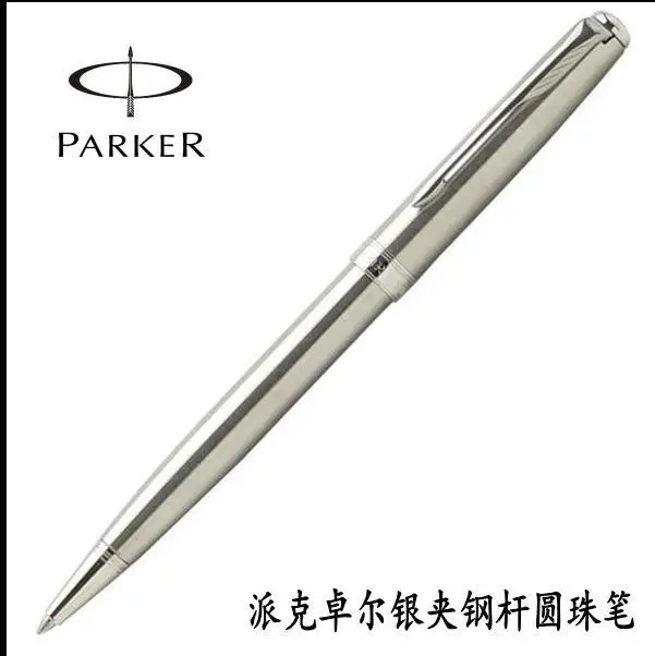 

Promotion!!! Parker pen Ballpoint Pen Fashion Business Parker  Executive Brand good quality black with silver clip