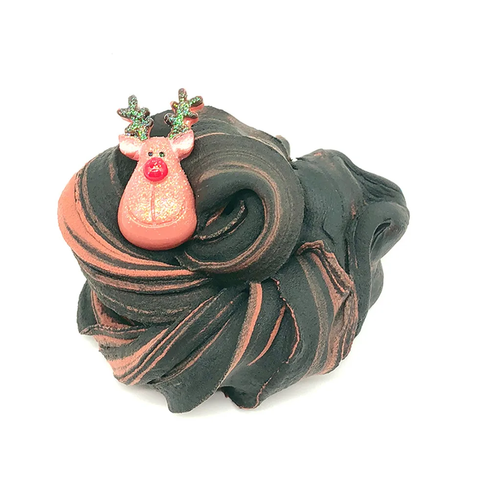 Шпатлевка для рождественской елки, грязи, слизи, ароматическая игрушка для снятия стресса, глина, шламовая игрушка для рождественского подарка