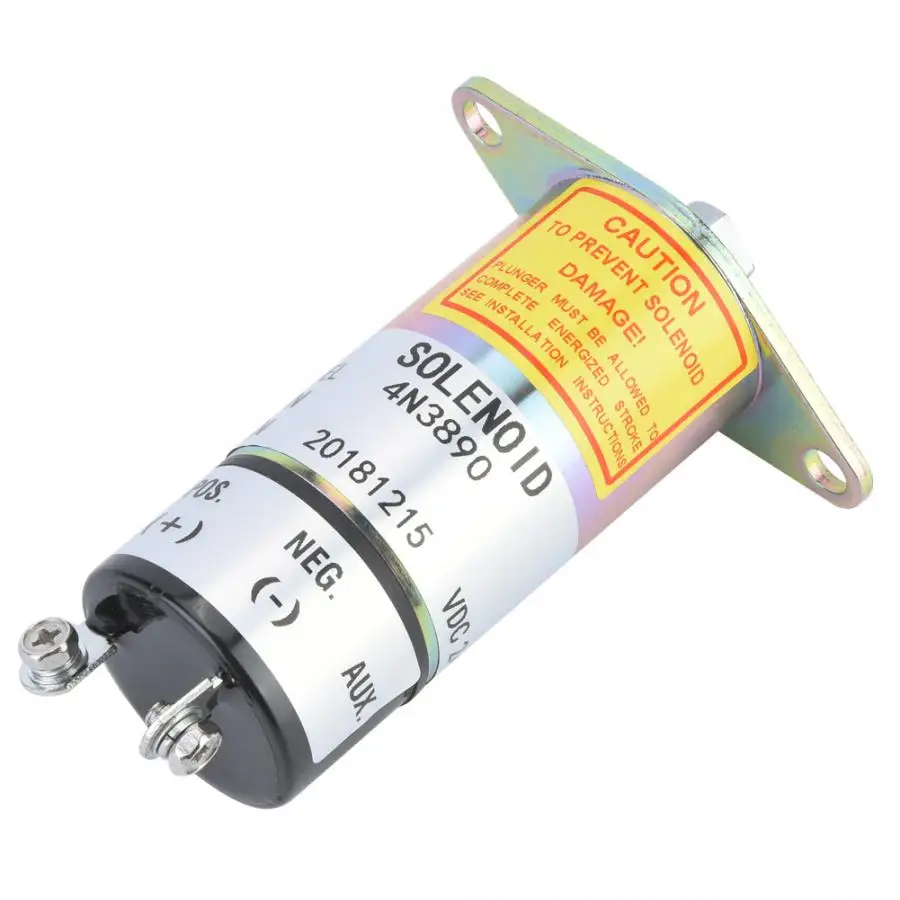 

Ball Valve Electric Magnetic Valve 4N3890 Fuel Shutoff Solenoid Valve Fir Replacement For Electric Generator 24V