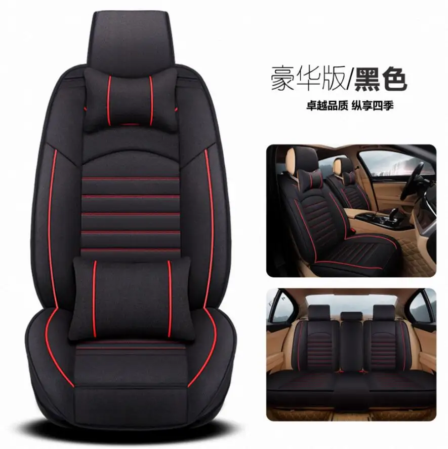 

New Luxury PU Leather Auto Universal Car Seat Covers Automotive Seat Covers for Peugeot 206 208 207 3008 308 RCZ 508 408 2008