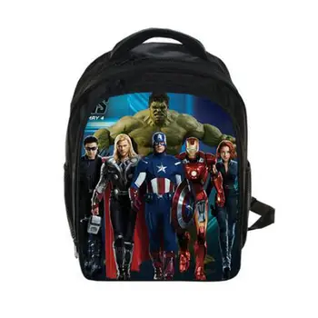 

Game Avengers prints Backpack Students School Bag For Girls Boys Rucksack mochila children Backpack Private customize