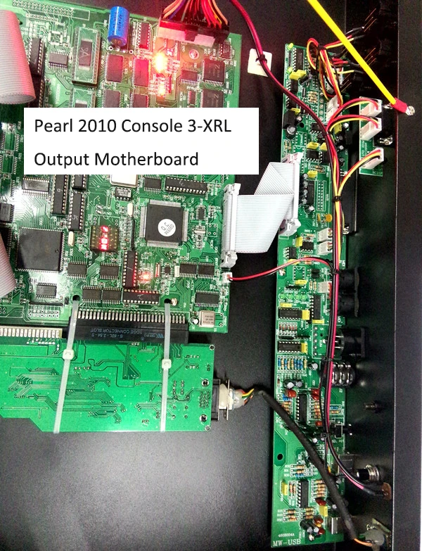 Pearl 2010 Console 3-XRL Output Motherboard