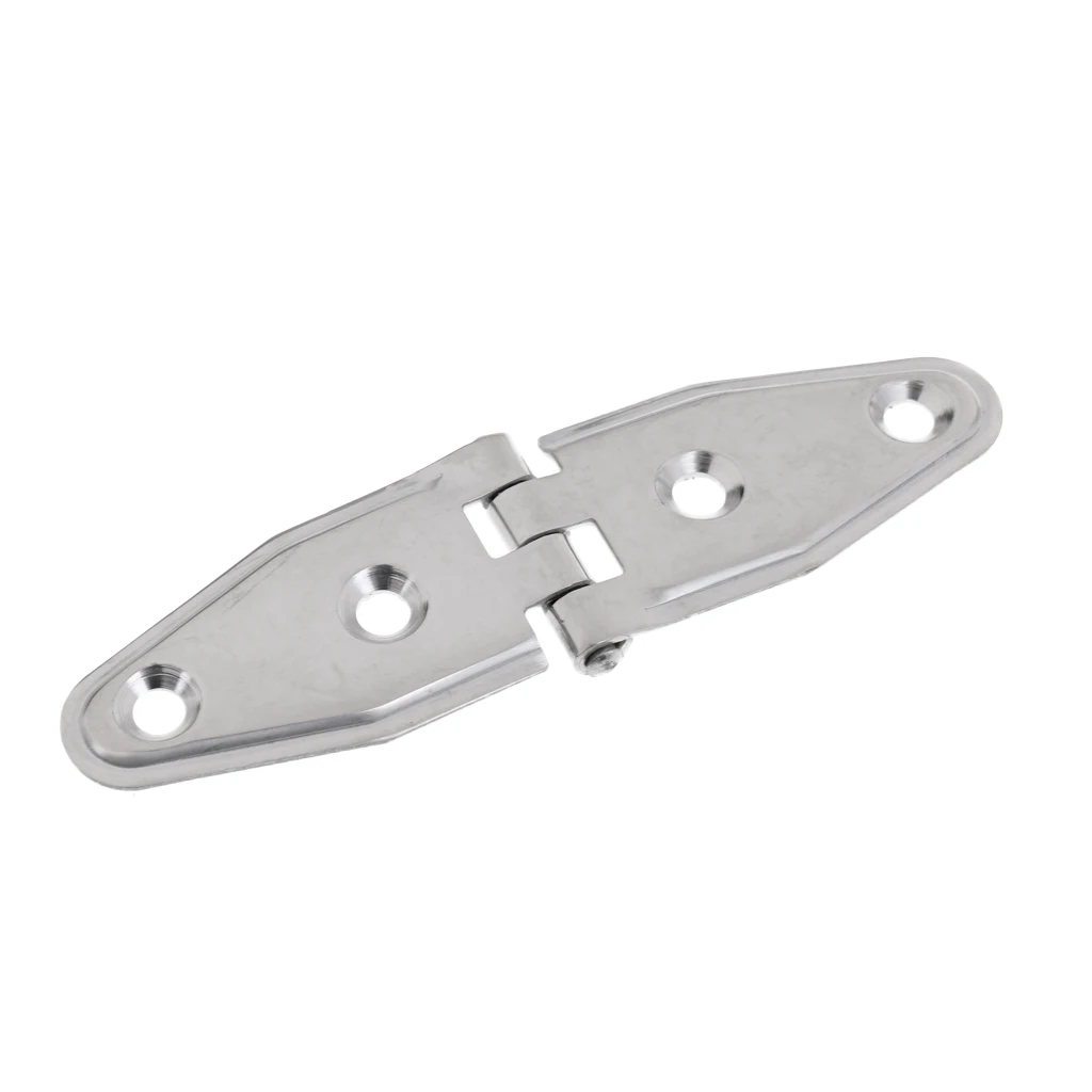Hot Sales 4 Inch Stainless Steel Marine Boat Hardware Heavy Duty Strap Hinge Universal accessories for Marine/Boat/Yacht