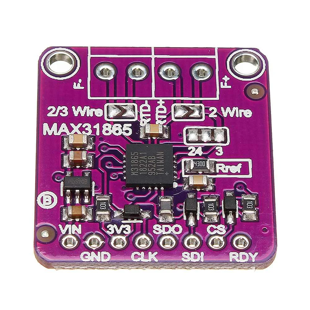 CLAITE DIY MAX31865 модуль датчика температуры RTD цифровой модуль преобразования электронная плата PT100-PT1000 3-5 в для Arduino