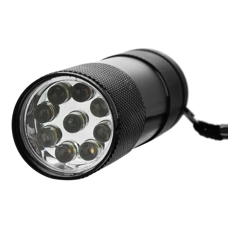 UltraFire 9 светодиодный Алюминий сплав водонепроницаемый мини-светодиод фонарик Фонари Flash Luz ручка света рекламных подарок (3xaaa не вклю