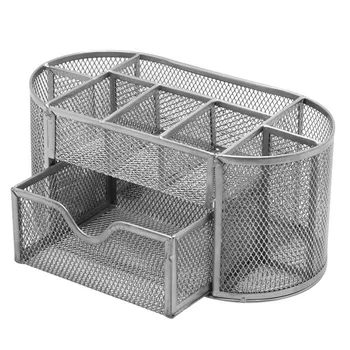 

1 Pcs Student Pen Storage Holder Box Stationery Pencil Organizer Desktop for Office School HFing