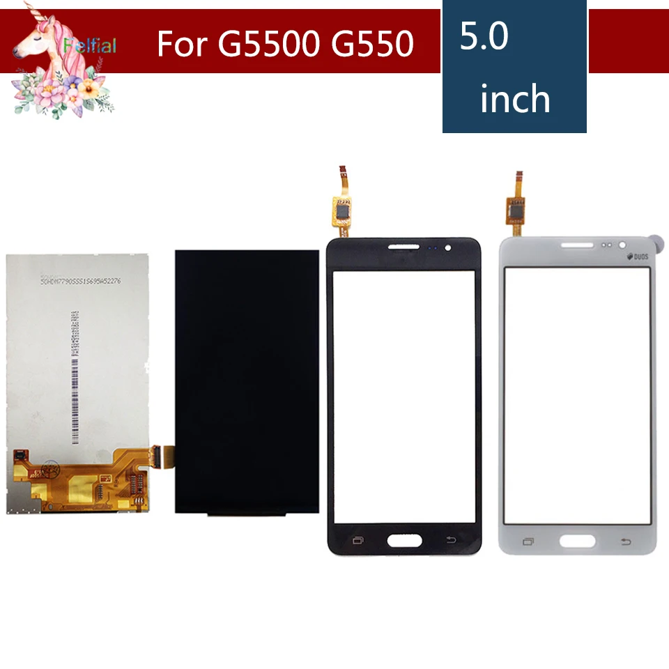

5.0" For Samsung Galaxy On5 G5500 G550 LCD Display With Touch Screen Digitizer Sensor Replacement