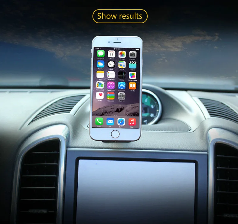 XMXCZKJ Универсальный автомобильный держатель на вентиляционное отверстие, магнитная подставка для крепления на 360 градусов, автомобильный держатель для телефона, gps кронштейн для iPhone 7 6 8 X