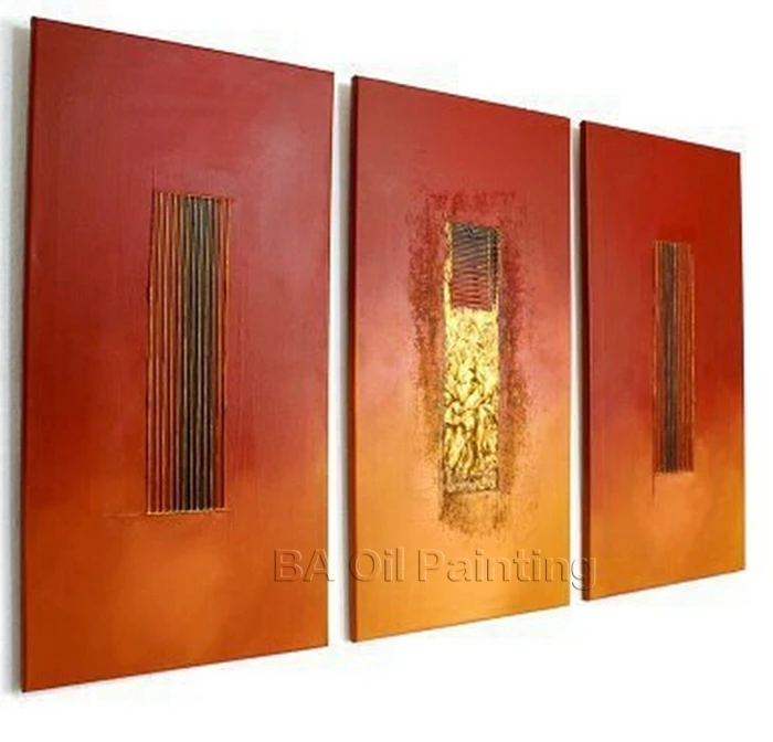 

Hand-painted free shipping wall art Warm color wall home decoration abstract oil painting on canvas wall art canvas
