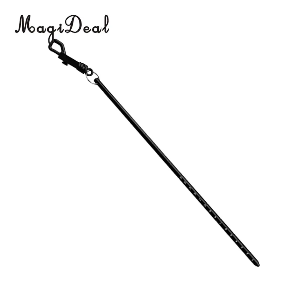 MagiDeal Aluminum Dive Lobster Tickle Pointer Stick Rod, Measurement, Clip for Safety Underwater Scuba Diving Diver Photographer